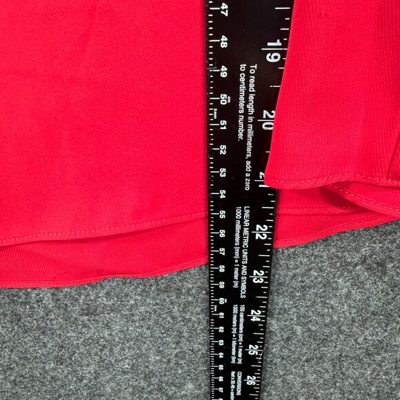 Amanda Uprichard Blouse Women's P Red Balloon Sleeve Smocked Career Party - Picture 6 of 10